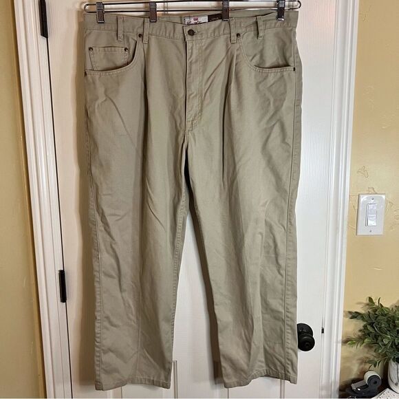 Men’s Levi Straus Signature Loose Pleated Relaxed Fit Pant 546 Size 44/32 - Picture 5 of 10